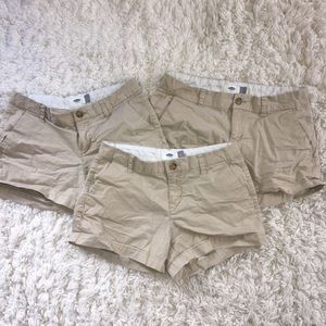 Old Navy Khaki Shorts Bundle